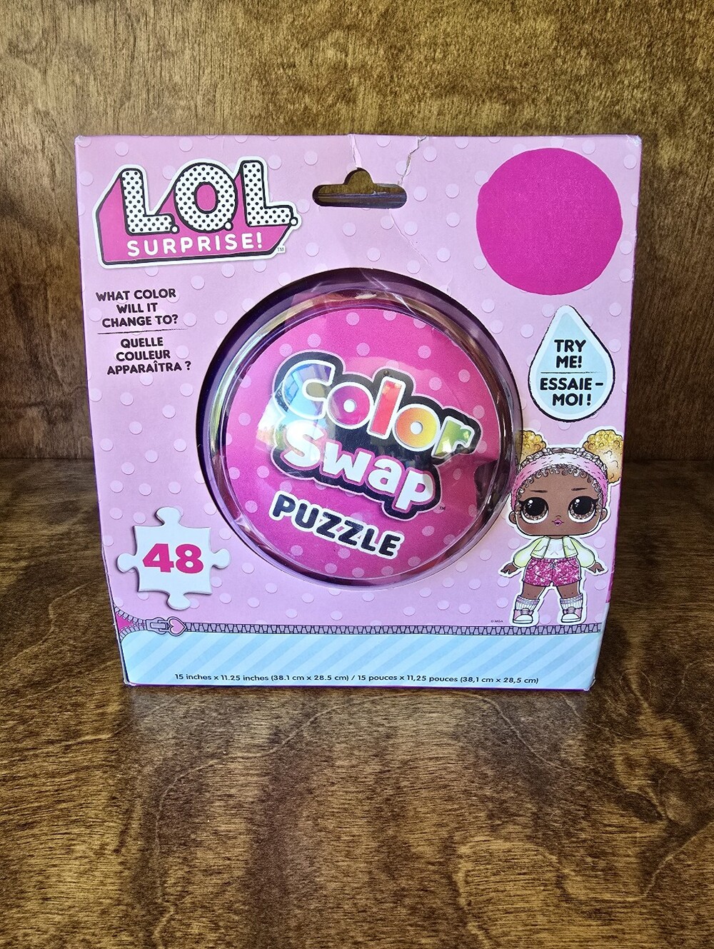 L.O.L. Surprise! Color Swap Puzzle 48 Pieces NEW